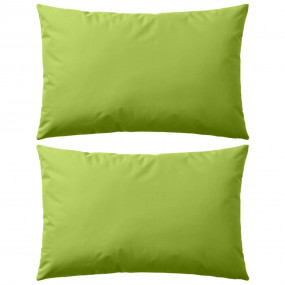 Patio Pillows 2 pcs 23.6x15.7" Apple Green