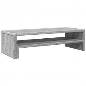 Monitor Stand Grey Sonoma 21.3x8.7x5.9" Engineered Wood