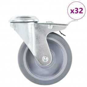 32 pcs Bolt Hole Swivel Casters 3.94 " (8x143427)