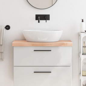 Bathroom Countertop 31.5 x 15.7 x (0.8-2.4) " Untreated...