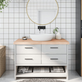 Bathroom Countertop 47.2 x 23.6 x (0.8-2.4) " Untreated...