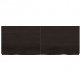 Bathroom Countertop Dark Brown 63.0 x 23.6 x (0.8-2.4) ...