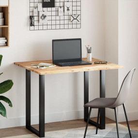 Desk Top Untreated 39.4x31.5x0.8" Solid Wood Acacia