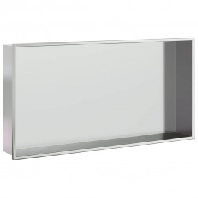 Shower Niche Brushed Silver 24.4x12.6x3.5" Stainless St...