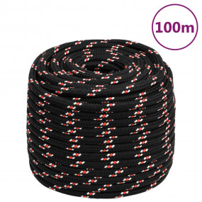 Boat Rope Black 0.63 " 328.1 ' Polypropylene