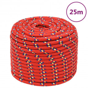 Boat Rope Red 0.47 " 82.0 ' Polypropylene