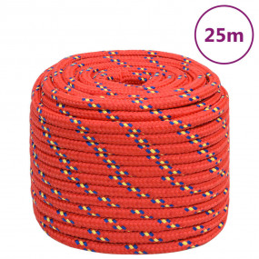 Boat Rope Red 0.63 " 82.0 ' Polypropylene