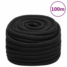 Boat Rope Full Black 0.79 " 328.1 ' Polypropylene