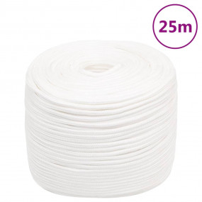 Boat Rope Full White 0.24 " 82.0 ' Polypropylene