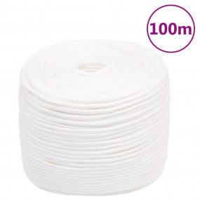 Boat Rope Full White 0.31 " 328.1 ' Polypropylene