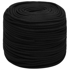 Work Rope Black 0.39 " 328.1 ' Polyester