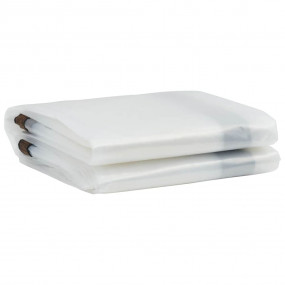 Clear Tarpaulin with Eyelets 13.1x39.4' Polyethylene