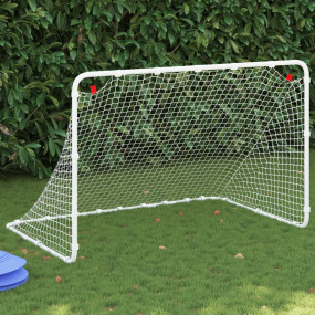 Soccer Goal White 48.0x31.9x31.9" Steel