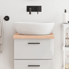 Bathroom Countertop 15.7 x 23.6 x (0.8-1.6) " Untreated...