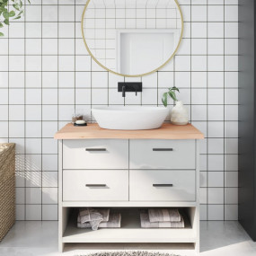 Bathroom Countertop 39.4 x 19.7 x (0.8-1.6) " Untreated...