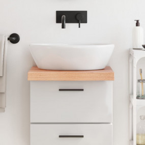 Bathroom Countertop Light Brown 15.7 x 19.7 x (0.8-2.4)...