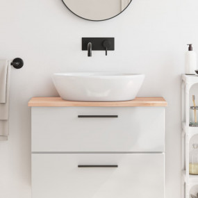 Bathroom Countertop 31.5x11.8x0.8" Untreated Solid Wood