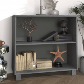 Sideboard HAMAR Dark Gray 33.5"x13.8"x31.5" Solid Wood ...