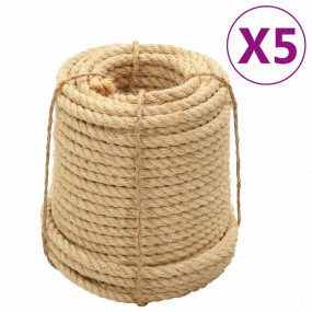 Sisal Ropes 5 pcs 0.63 " 328.1 '