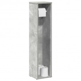 Bathroom Cabinet with Roll Holder Concrete Grey 8.1x7.9...