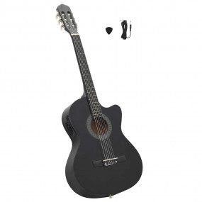 Western Classical Cutaway Guitar with Equalizer 6 Strin...