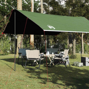 Camping Tarp Green 181.1x120.1x82.7" Waterproof