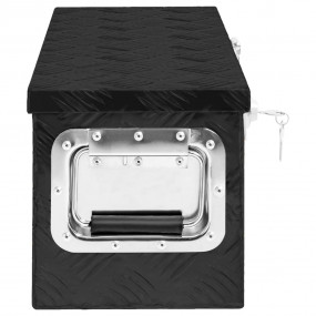 Storage Box Black 23.6"x9.3"x9.1" Aluminum