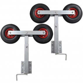 Boat Trailer Double Wheel Bow Support Set of 2 23.2"-33...