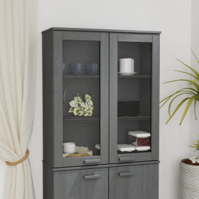 Top for Highboard HAMAR Dark Gray 33.5"x13.8"x39.4" Sol...