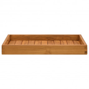 Serving Tray 23.6"x13.8" Solid Wood Teak
