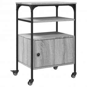 Printer Stand 3-Tier Gray Sonoma 19.7"x15.7"x29.9" Engi...