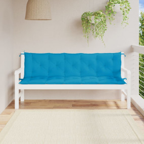 Garden Bench Cushions 2 pcs Light Blue 70.9"x19.7"x2.8"...