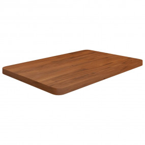 Bathroom Countertop Dark Brown 23.6"x15.7"x1" Treated S...