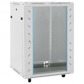 15U Network Cabinet with Swivel Feet 19" IP20 23.6"x17....