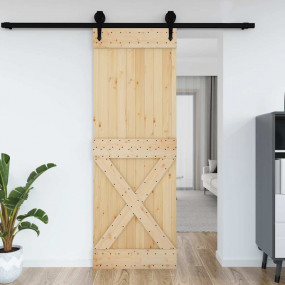 Door NARVIK 31.5"x82.7" Solid Wood Pine