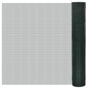 Chicken Wire Fence Galvanized with PVC Coating 82'x3.3'...