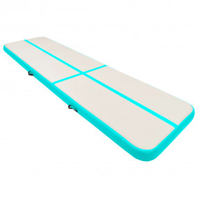 Inflatable Gymnastics Mat with Pump 236.2x39.4x7.9" PVC...