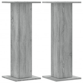 Speaker Stands 2 pcs Grey Sonoma 11.8x11.8x31.5" Engine...