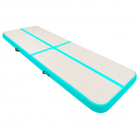 Inflatable Gymnastics Mat with Pump 196.9x39.4x5.9" PVC...