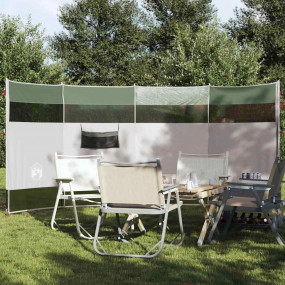 Camping Windbreak Green 144.1"x59.8"x59.8" Waterproof