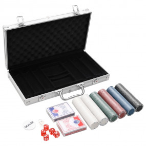 Poker Chip Set 300 pcs 0.01 lb