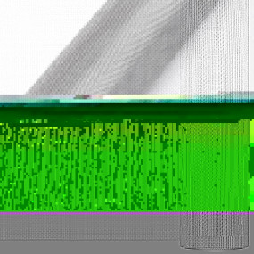 Mesh Screen Aluminum 23.6x393.7" Silver