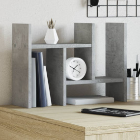Desk Organizer Concrete Grey 13.6x6.1x14.0" Engineered ...