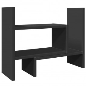 Desk Organizer Black 15.2x6.7x15.4" Engineered wood
