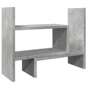 Desk Organizer Concrete Grey 15.2x6.7x15.4" Engineered ...