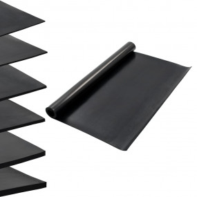 Floor Mat Anti-Slip Rubber 3.9x6.6' 0.16 " Smooth