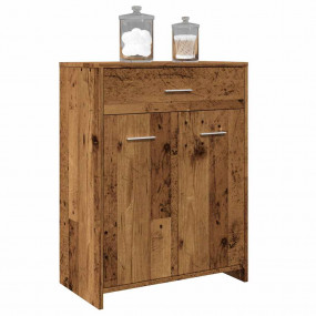 Bathroom Cabinet Old Wood 23.6x13.0x31.5" Engineered Wo...