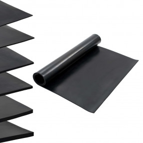 Floor Mat Anti-Slip Rubber 3.9x6.6' 0.31 " Smooth