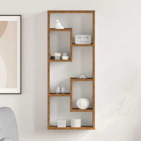 Wall Shelf Old Wood 14.2x6.3x35.4" Engineered Wood