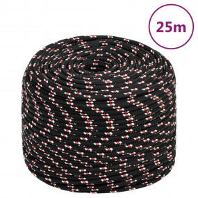 Boat Rope Black 0.39 " 82.0 ' Polypropylene